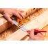 NEO TOOLS Profi szögmérő, derékszög és vonalzó, rozsdamentes-alu 60cm 72-126