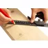 NEO TOOLS Profi szögmérő, derékszög és vonalzó, festett-alu 30cm 72-127