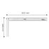 NEO TOOLS Derékszög 500mm aluminium 72-147