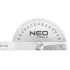 NEO TOOLS Szögmérős vonalzó 100mm, acél 72-320