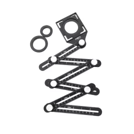   NEO TOOLS Szögmásoló, furatátjelölő és vonalzó, 6 oldalas, alumínium, ABS 72-351