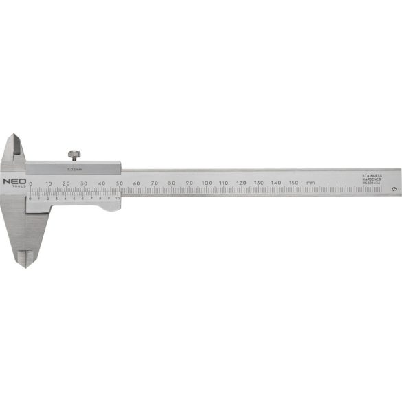 NEO TOOLS TOLÓMÉRŐ 150mm, ROZSDAMENTES, DIN862 25 év garanciával 75-001