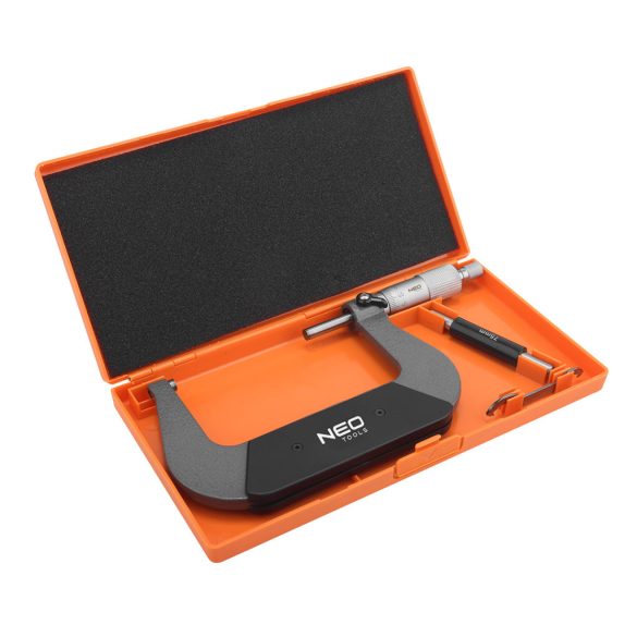 NEO TOOLS Mikrométer, műanyag tokban, 75-100mm 75-023
