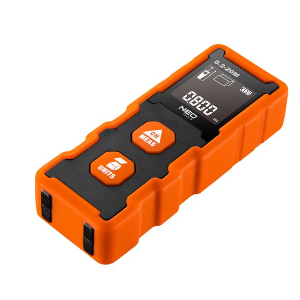 NEO TOOLS Lézeres távolságmérő, hatótáv: 20 m 2 év garanciával 75-202