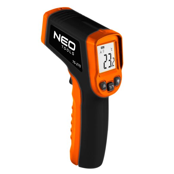 NEO TOOLS Infra hőmérő, 50-400 C, folyadék, levegő, test 75-275