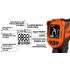 NEO TOOLS Infra hőmérő, 50-880 C, folyadék, levegő, test 75-276