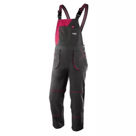   NEO TOOLS Női kantáros munkanadrág, 65% pamut, 35% polyester, 245 g/m2, S 80-240-S