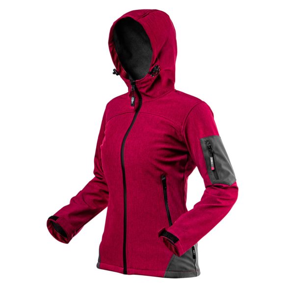 NEO TOOLS Női Softshell, Víz- és szélálló Munkadzseki, vízállóság:8000, Lélegző:1000, L 80-550-L