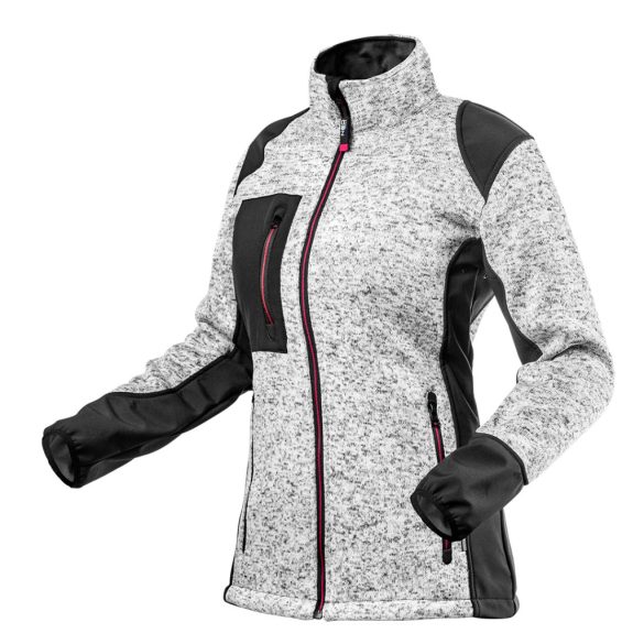 NEO TOOLS Női Kötött munkadzseki, softshell betétekkel, XXL 80-555-XXL