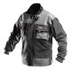 NEO TOOLS Munkavédelmi kabát, HD, XL/56 65% poliészter, 35% pamut, 267g/m2, vékony fényvisszaverő csíkok 81-210-XL