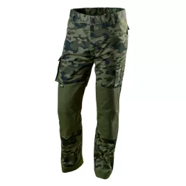   NEO TOOLS Terepmintás Munkásnadrág,CAMO, 60% pamut, 40% polyester, 255 g/m2, XXL 81-221-XXL