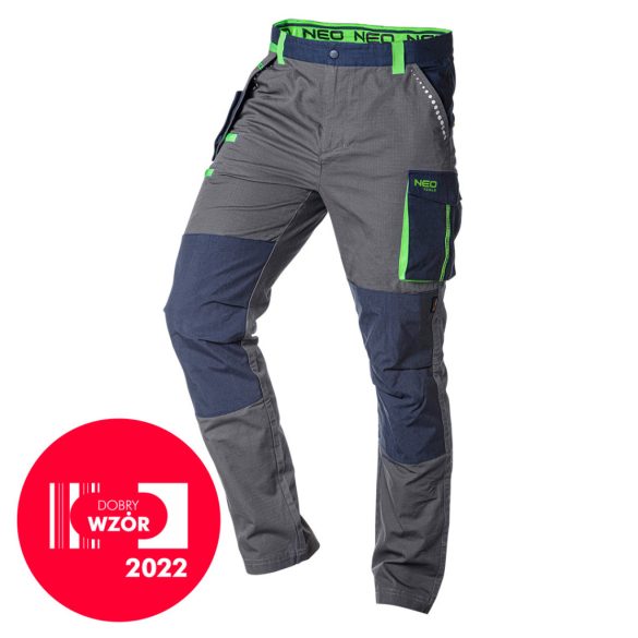 NEO TOOLS Munkásnadrág PREMIUM, 100% pamut, hasadásgátló szövet, S 81-227-S