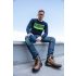 NEO TOOLS Farmer Munkásnadrág, DENIM, cipzáros oldalzsebekkel, 98% pamut, 410 g/m2, L 81-229-L