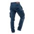 NEO TOOLS Farmer Munkásnadrág, DENIM, cipzáros oldalzsebekkel, 98% pamut, 410 g/m2, XXXL 81-229-XXXL