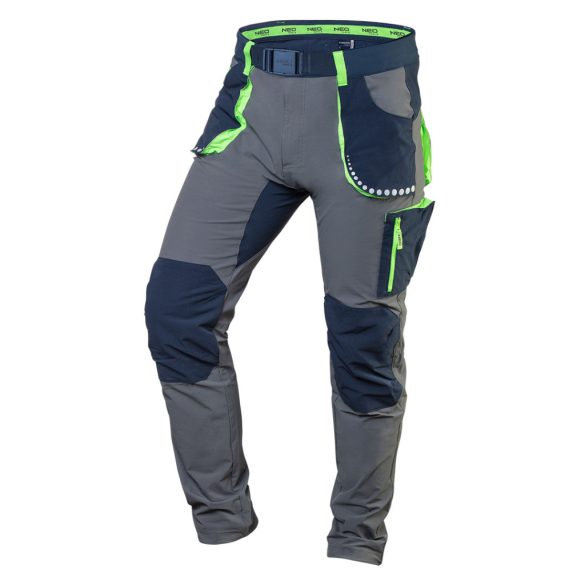NEO TOOLS Munkásnadrág PREMIUM, 90% poliamide, 10% elastane, 170 g/m2, 4 irányban nyúlik, L 81-231-L