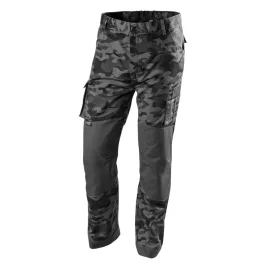   NEO TOOLS Terepmintás Munkásnadrág,, CAMO, CAMO URBAN, 60% pamut, 37% poliészter, 3% elasztán, XL 81-232-XL