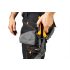 NEO TOOLS Karcsúsított(slim fit), Munkásnadrág, HD, 60% pamut, 37% polyester, 3% elastane, 285 g/m2, övvel, L 81-238-L