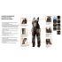 NEO TOOLS Kantáros Munkásnadrág, HD, XL/56 65% poliészter, 35% pamut, 267g/m2, térdprotektor zseb, fényvisszaverő, XL 81-240-XL