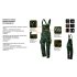 NEO TOOLS Kantáros, terepmintás Munkásnadrág, CAMO, 60% pamut, 40% polyester, 255 g/m2, XXXL 81-241-XXXL