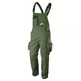   NEO TOOLS Kantáros munkanadrág olíva, 60% pamut, 40% polyester, 255 g/m2, L 81-242-L