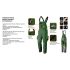 NEO TOOLS Kantáros munkanadrág olíva, 60% pamut, 40% polyester, 255 g/m2,xS 81-242-XS