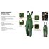 NEO TOOLS Kantáros munkanadrág olíva, 60% pamut, 40% polyester, 255 g/m2,xS 81-242-XS