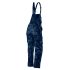 NEO TOOLS Kantáros munkanadrág tengerészkék terepmintás, Camo, Navy, 60% pamut + 40% poliészter, 81-243-XS