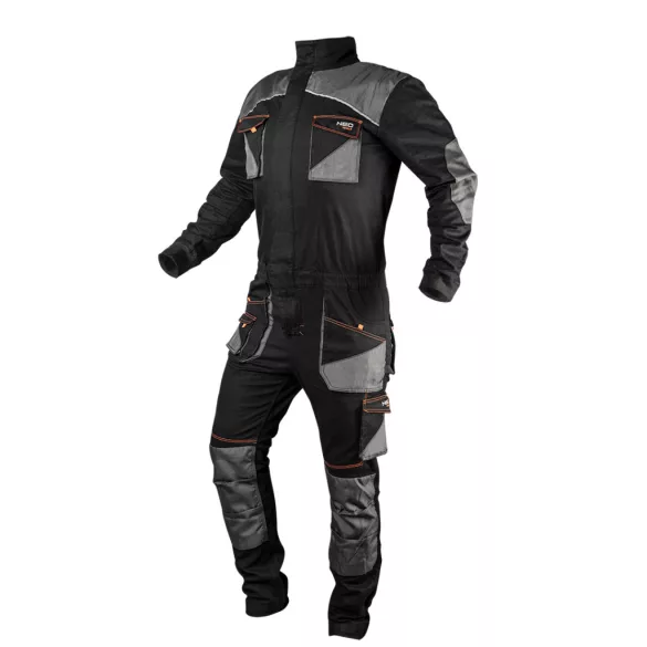 NEO TOOLS Overall, HD, karcsúsított(slim fit), 60% pamut, 37% polyester, 3% elastane, 285 g/m2, XXL 81-258-XXL
