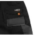 NEO TOOLS Rövid munkásnadrág, HD, Heveder övvel, levehető zsebek, XL/56 81-270-XL