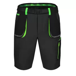   NEO TOOLS Rövid munkásnadrág, PRÉMIUM, 90% POLIAMID 10%ELASZTÁN, 4 IRÁNYÚ SZTRECCS ANYAG, FEKETE, S 81-277-S