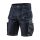 NEO TOOLS Farmer Rövid munkásnadrág, DENIM, cipzáros oldalzsebekkel, 98% pamut, 410g/m2, XXXL 81-279-XXXL