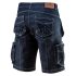 NEO TOOLS Farmer Rövid munkásnadrág, DENIM, cipzáros oldalzsebekkel, 98% pamut, 410g/m2, XXXL 81-279-XXXL