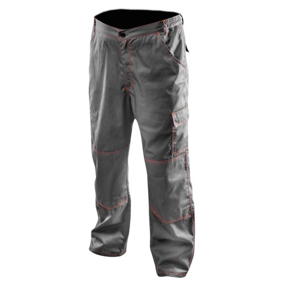 NEO TOOLS Munkásnadrág, BASIC, XL/56, 35% pamut, 65% polyester, 245 g/m2, Többfunkciós zsebek, térdprotektor zseb, XL 81-420-XL