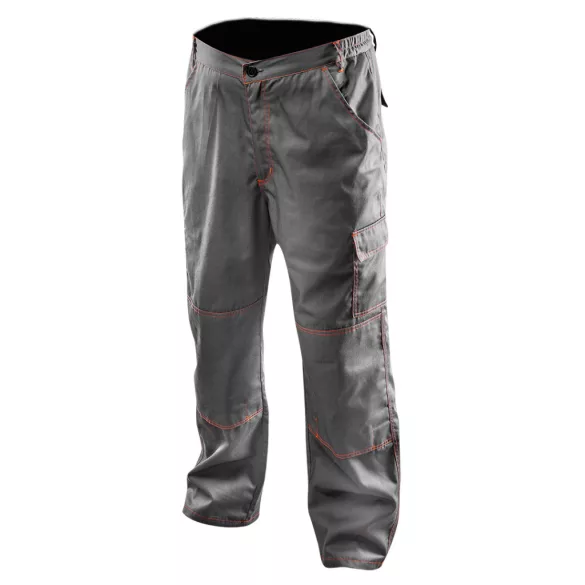 NEO TOOLS Munkásnadrág, BASIC, XXL/58, 35% pamut, 65% polyester, 245 g/m2, Többfunkciós zsebek, térdprotektor zseb, XXL 81-420-XXL