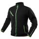 NEO TOOLS Polár Munkavédelmi kabát, PREMIUM, fekete, cordura megerősítésekkel, 300g/m2, XL 81-507-XL