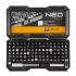 NEO TOOLS Csavarhúzó bitkészlet 100db 25 év garanciával 06-104