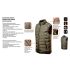 NEO TOOLS Kifordítható olíva Munkavédelmi mellény, CAMO, 100% poliészter, 80g/m2, S 81-533-S