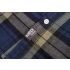 NEO TOOLS Flanel munkaing, kék-oliva-fekete, 100% pamut, XL 81-541-XL