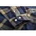 NEO TOOLS Flanel munkaing, kék-oliva-fekete, 100% pamut, XXL 81-541-XXL