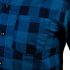 NEO TOOLS Flanel munkaing, tengerészkék-fekete, 100% pamut, XL 81-545-XL