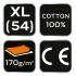 NEO TOOLS Flanel munkaing, tengerészkék-fekete, 100% pamut, XL 81-545-XL
