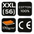 NEO TOOLS Flanel munkaing, tengerészkék-fekete, 100% pamut, XXL 81-545-XXL