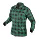 NEO TOOLS Flanel munkaing, zöld-fekete, 100% pamut, XL 81-546-XL