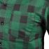 NEO TOOLS Flanel munkaing, zöld-fekete, 100% pamut, XL 81-546-XL