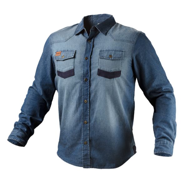 NEO TOOLS Farmer munkaing, DENIM, 100% pamut, S 81-549-S