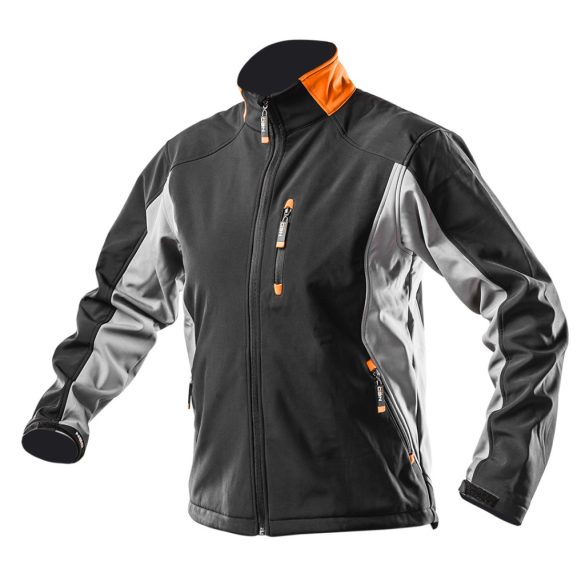 NEO TOOLS Softshell Munkavédelmi kabát, Víz- és szélálló, S/48 Vízálló (5000mm), szellőztető szelepek (3000mpv), S 81-550-S