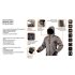 NEO TOOLS Softshell Munkavédelmi kabát, levehető kapucnival, M 81-551-M