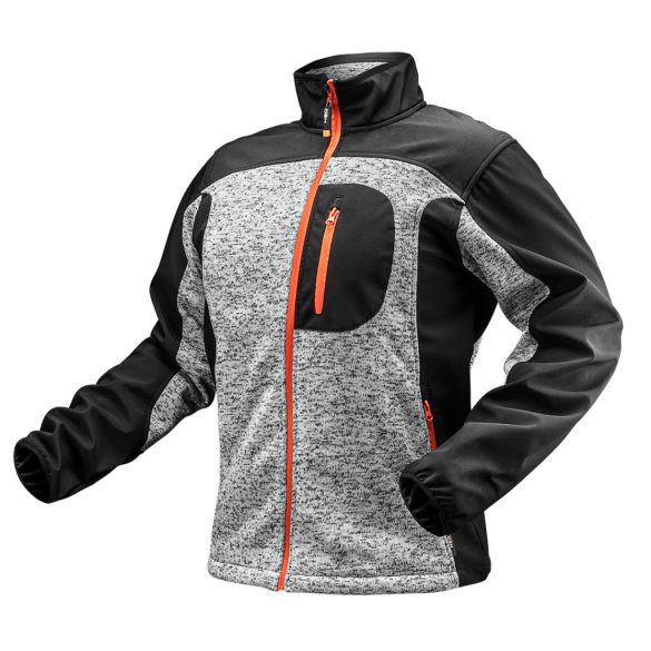 NEO TOOLS Munkavédelmi kabát, softshell betétekkel, XXL 81-555-XXL
