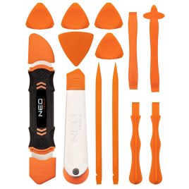   NEO TOOLS Műszerész szétválasztó készlet 13db, okostelefonok, táblagépek, laptopok. Műanyag 06-127