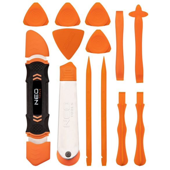 NEO TOOLS Műszerész szétválasztó készlet 13db, okostelefonok, táblagépek, laptopok. Műanyag 06-127